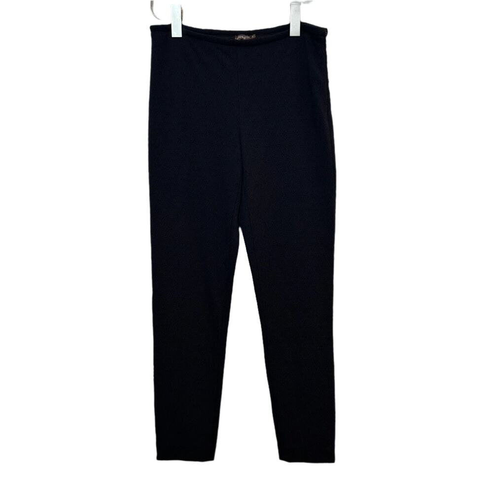 J. McLaughlin Regina Pants Black Stretch Slim Straight Trousers Work Ankle 4